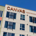 Canvas Apartments Exterior Signage